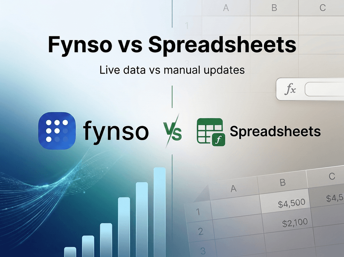 Fynso vs Spreadsheets comparison thumbnail